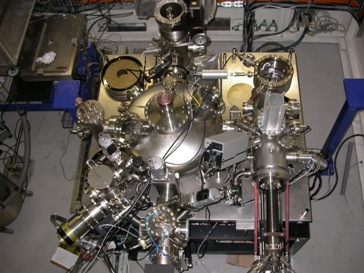 A photo of the ultra-high vacuum system at ESRF, Grenoble